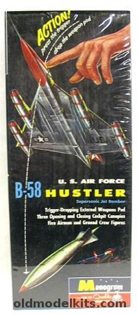 Monogram 1/121 B-58 Hustler, PA32-98 plastic model kit